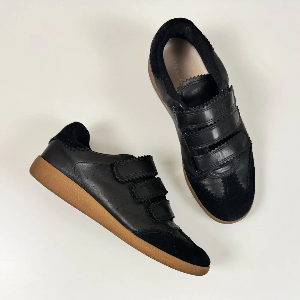 Silent D Seena Sneaker in Black Leather